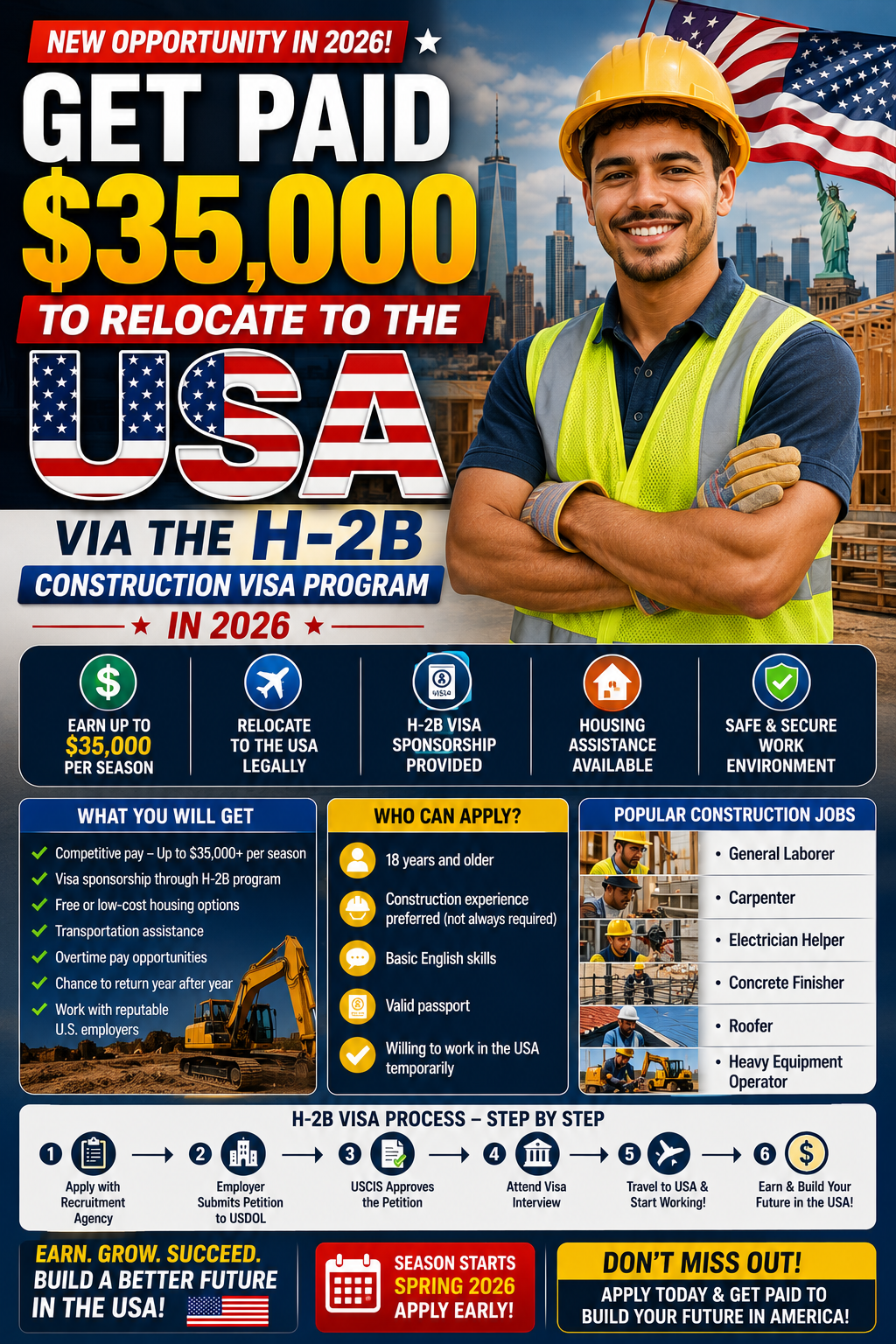 Relocate to the USA